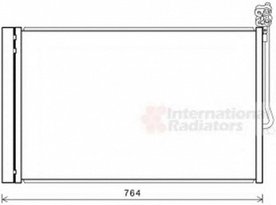 VAN WEZEL 58005334 -  КОНДЕНСАТОР, КОНДИЦИОНЕР